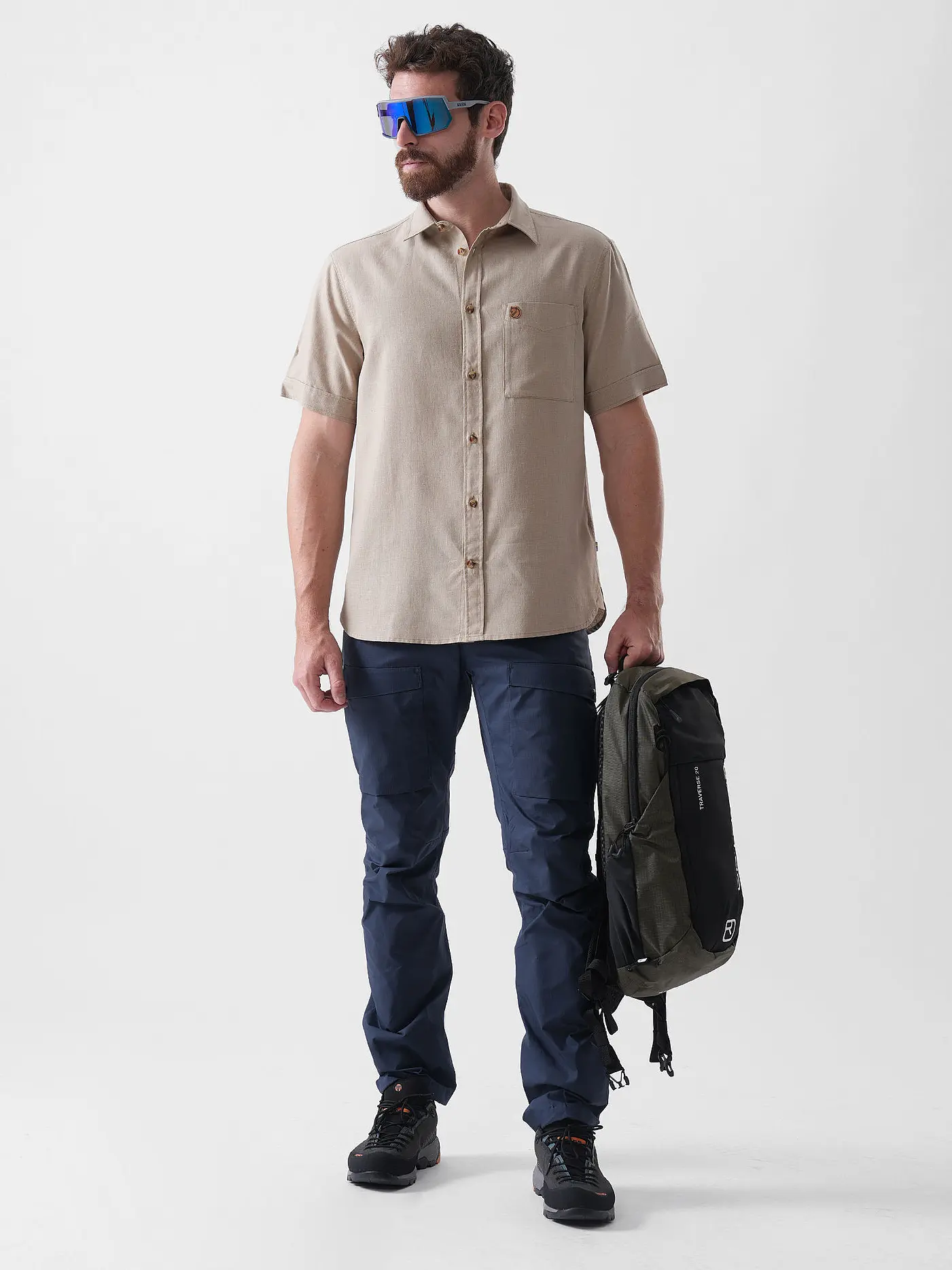 FJÄLLRÄVEN | Herren Hemd Oevik Travel Uni | 